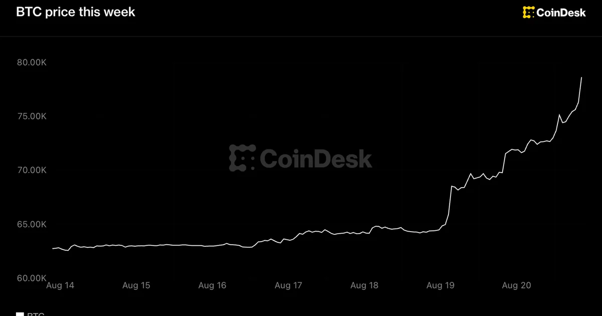 Bitcoin's run toward $80,000 started in the bond market before a $3 billion short squeeze took over