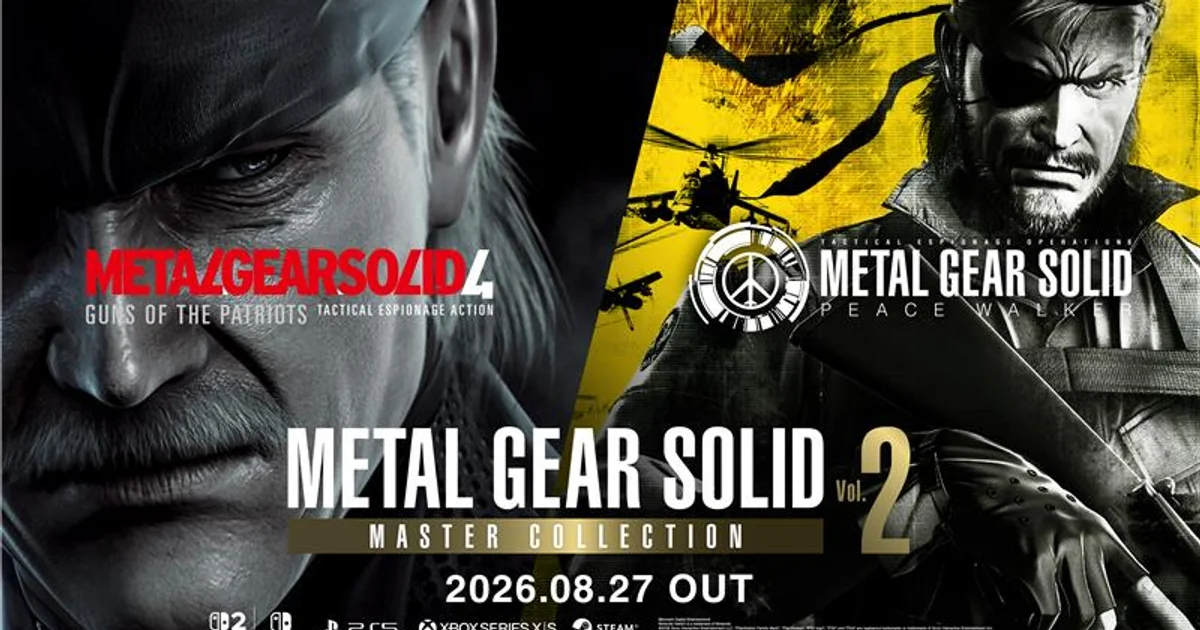 MGS4 tourne enfin hors PS3 : 60 fps maximum presque partout, mais la Switch reste à 30