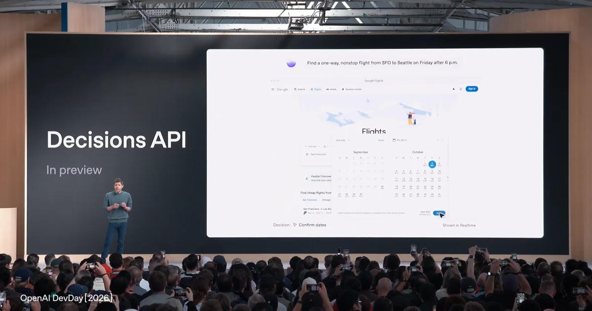 OpenAI lance sa Decisions API : jusqu'à dix fois plus rapide pour guider les agents IA