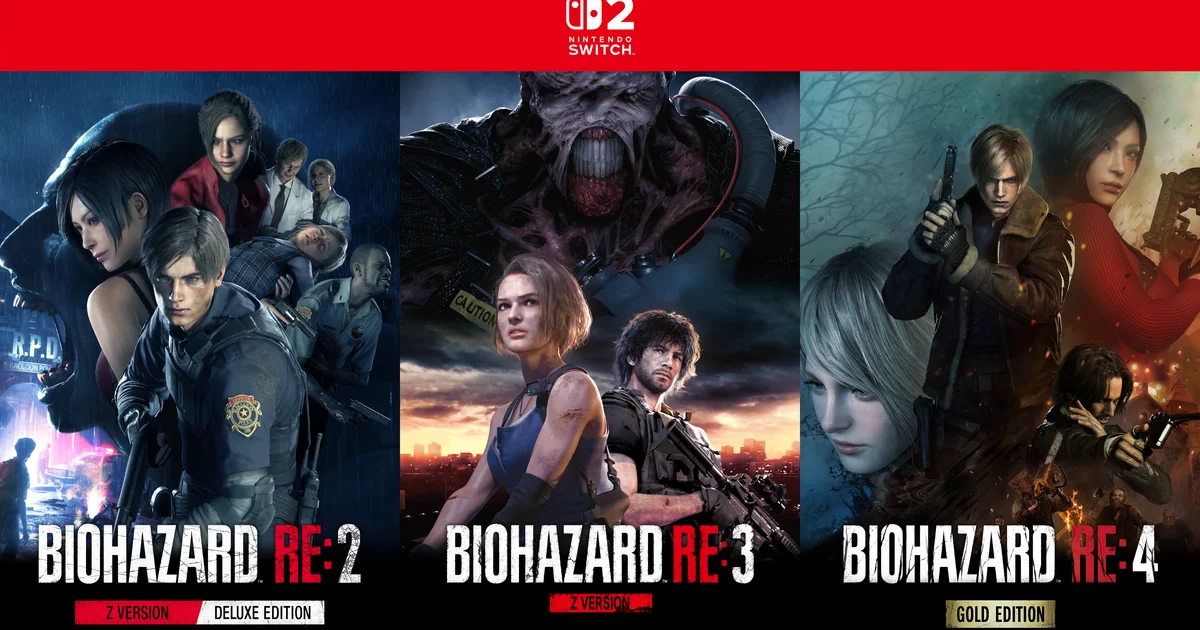 Resident Evil 2, 3 et 4 sur Switch 2 : le RE Engine à l'épreuve du jeu portable